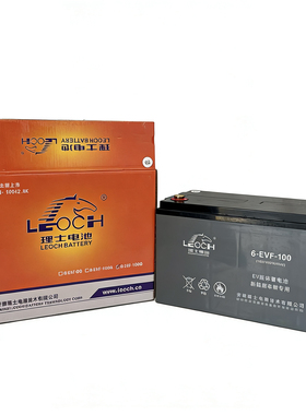 理士电池6-EVF-100B150/12V120AH75AH80玛西尔电车洗地机叉车电瓶