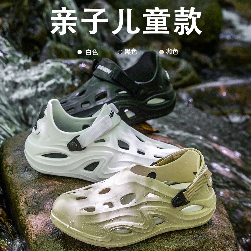 儿童洞洞鞋男童2026新款夏季外穿图片