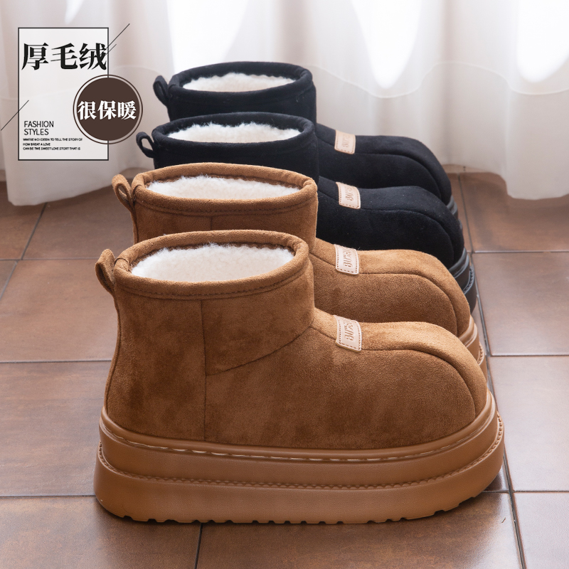 雪地靴女款2025新款爆款加绒加厚