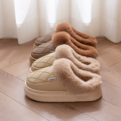 防水棉拖鞋女款秋冬季2025新款