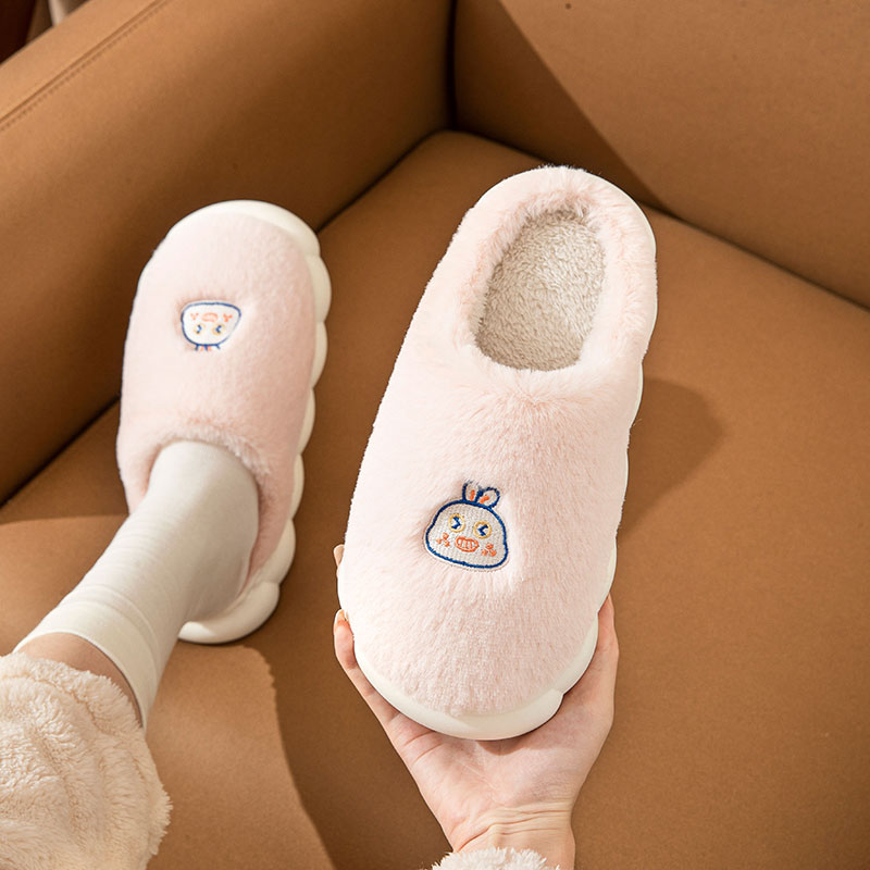 棉拖鞋女2024秋冬季新款可爱外穿