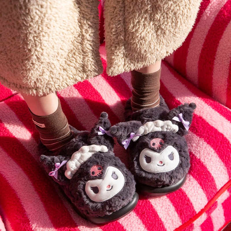三丽鸥儿童棉拖鞋秋冬季2025新款