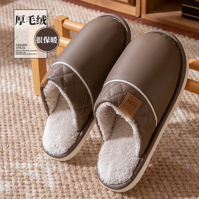 防水棉拖鞋男款秋冬季2025新款