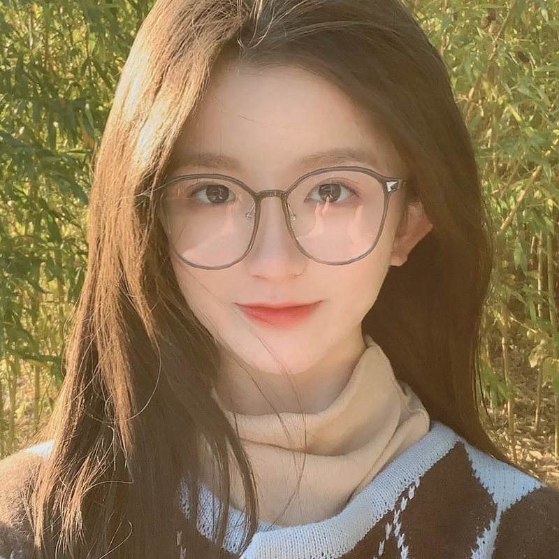 可配近视眼镜复古素颜神器