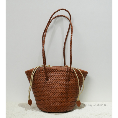 原创小众手工牛皮编织包包女包