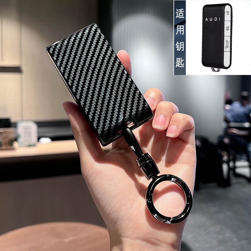 适用奥迪E5钥匙套26/2026款AUDI E5 Sportback新款遥控汽车包扣壳