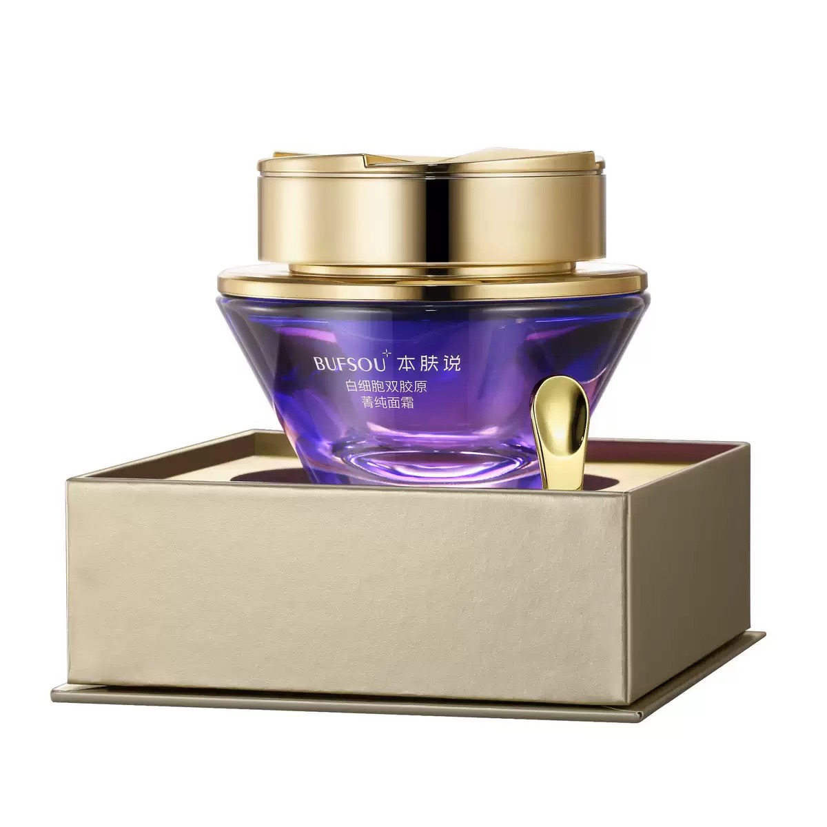 本肤说 白细胞人型重组双胶原蛋白烟酰胺抗皱紧致提拉提亮面霜