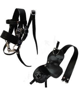 Crafty Ponies玩偶马术 皮革水勒及马鞍 英国设计 马术教学工具