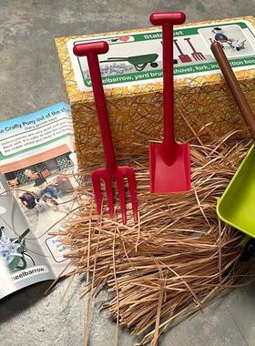 英国Crafty Ponies玩偶马术 马房清理工具套装 英国设计 马术教学