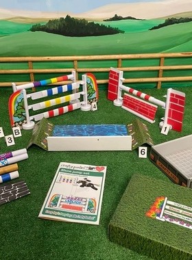 Crafty Ponies玩偶马术 障碍装备 英国设计 马术教学辅助工具