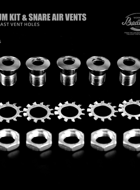 Beatello-套鼓和军鼓通风口-压铸通风口 （5pcs） 5套/包