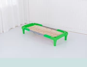 Lớp bảo vệ được quản lý tăng bảng giường nhỏ mẫu giáo nhựa trẻ em giường trẻ em sản phẩm trẻ em bảng gỗ màu xanh - Giường trẻ em / giường em bé / Ghế ăn
