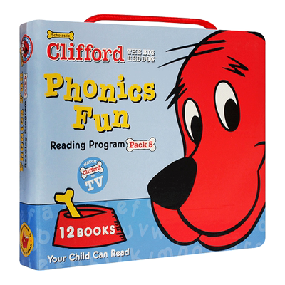 大红狗自然拼读12册英文原版