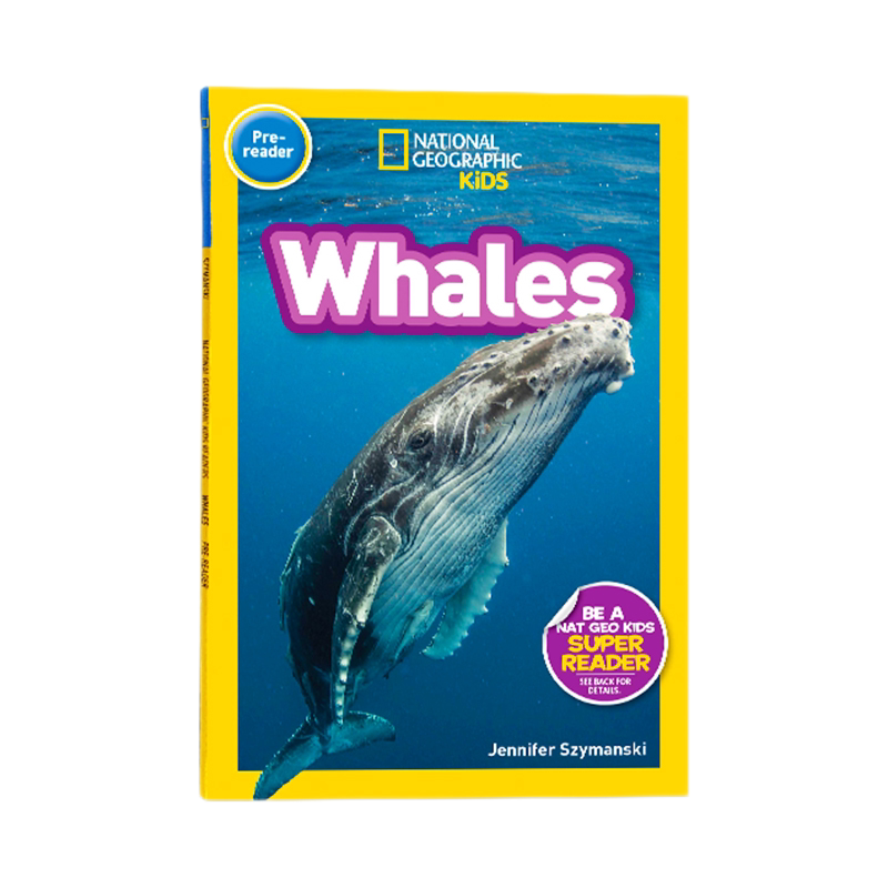 入门级 美国国家地理儿童英语分级读物 National Geographic Kids Chapter 儿童科普图书 Whales 鲸鱼原版漫画书英文绘本