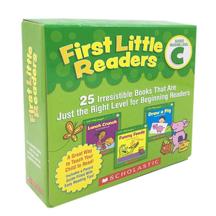 赠CD 正版英文原版 First Little Readers Guided Reading Level C学乐Scholastic原版英文绘本 幼儿童英语绘本 读物课外书