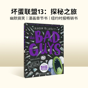 CHASE坏蛋联盟 Bad The 英文原版 英语课外阅读章节书Aaron Scholastic学乐畅销童书 Guys Blabey CUT 儿童漫画电影小说 THE