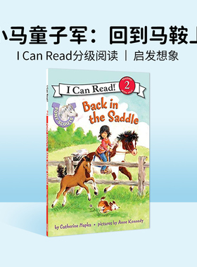 正版现货 英文原版绘本Pony Scouts: Back in the Saddle 4-8岁 i can read 2阶幼儿童原版书 幼儿园故事书