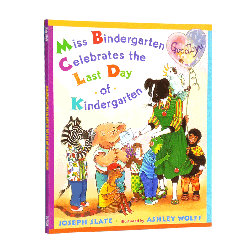 点读版 进口英文原版绘本 宾得小姐庆祝幼儿园的最后一天 Miss Bindergarten Celebrates the Last Day of Kindergarten吴敏兰书单