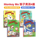 Golden 4册 Monkey 学乐大树系列 猴子男孩英文原版 Branches 英语课外阅读读物The Scholastic 调皮猴儿童桥梁章节书
