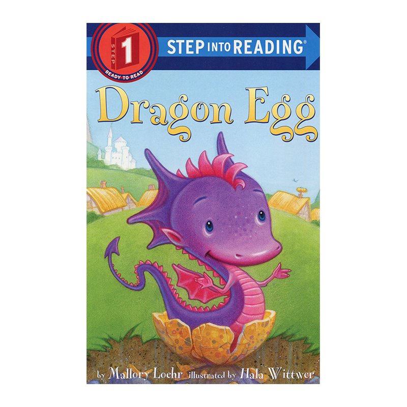 进口英文恐龙蛋 企鹅兰登英语分级绘本第一阶  step into reading 一阶 Dragon Egg 3-8岁原版漫画书英文绘本