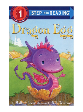 进口英文恐龙蛋 企鹅兰登英语分级绘本第一阶  step into reading 一阶 Dragon Egg 3-8岁原版漫画书英文绘本