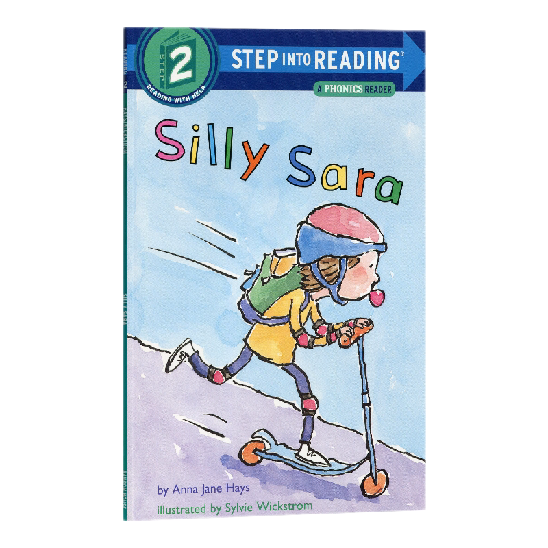 愚蠢的萨拉 英文原版 兰登英语分级 step into reading二阶 Silly Sara原版漫画书英文绘本