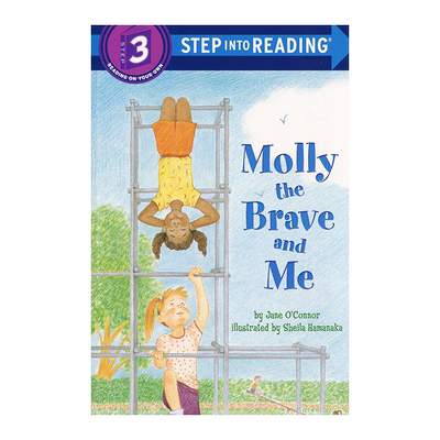 莫莉和我兰登分级step into reading三阶Molly the Brave and Me原版漫画书英文绘本
