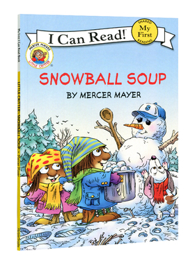 小毛人雪球汤英文原版I Can read Little Critter Snowball Soup