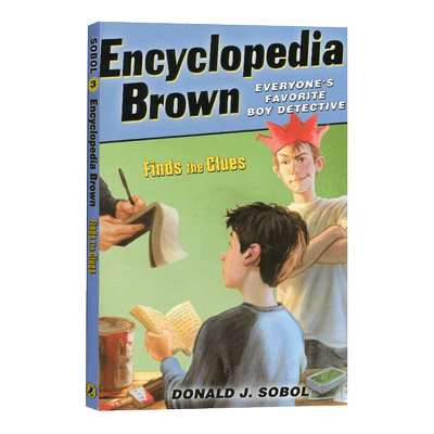 英文原版Encyclopedia Brown Finds the Clues百科全书小布朗：找到线索