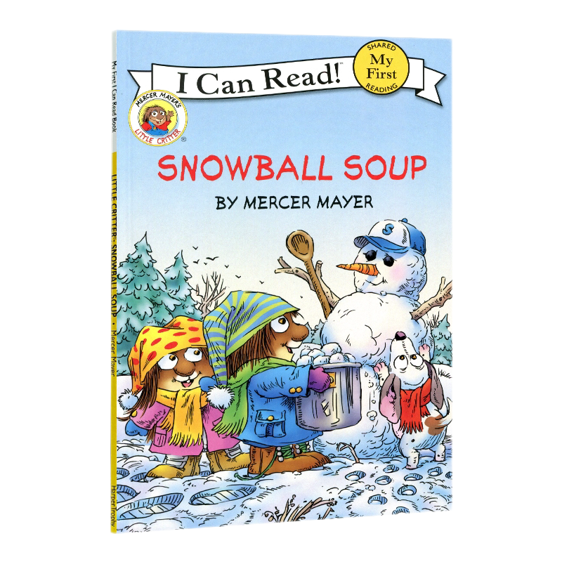 小毛人雪球汤英文原版I Can read Little Critter Snowball Soup