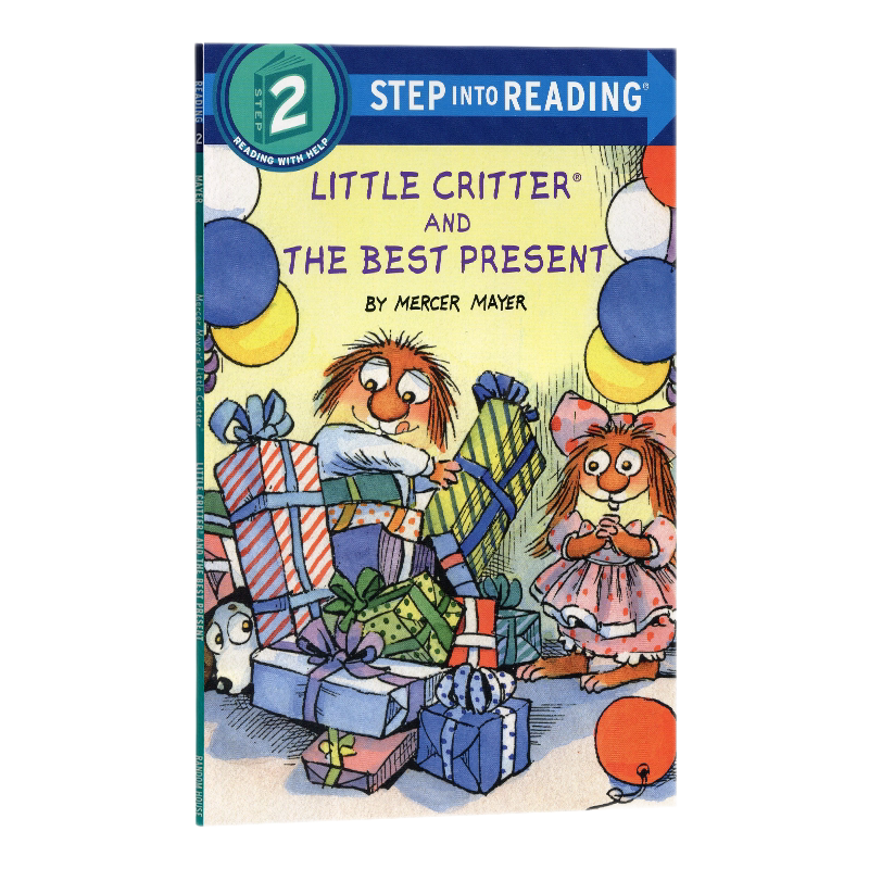 小毛人和完美礼物英文绘本 企鹅兰登二阶英文Little Critter and the Best Present原版漫画书英文绘本