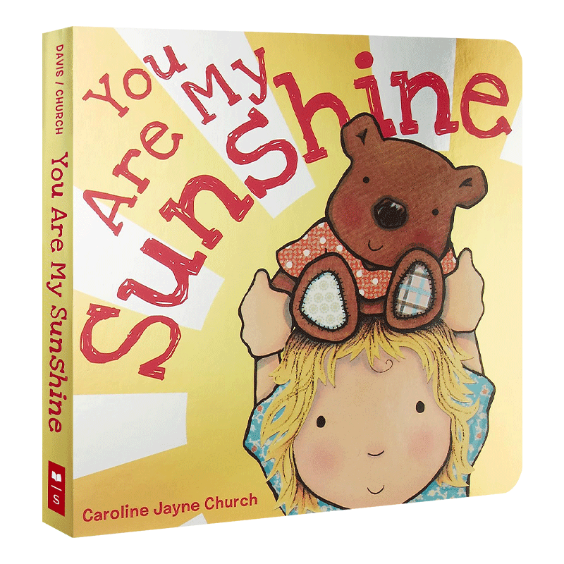 赠音频英文原版绘本 You Are My Sunshine 纸板书2-5岁幼儿童女孩原版漫画书英文绘本