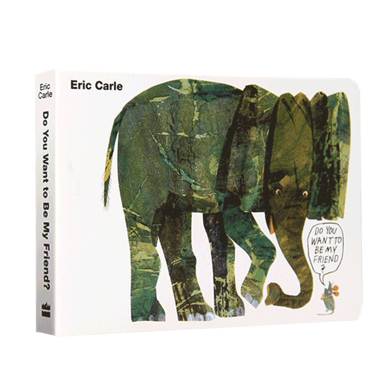 英文原版绘本Do You Want to be My Friend 2-4岁 幼儿英语原版硬纸板书eric carle作品可搭配From Head to Toe 棕熊brown bear