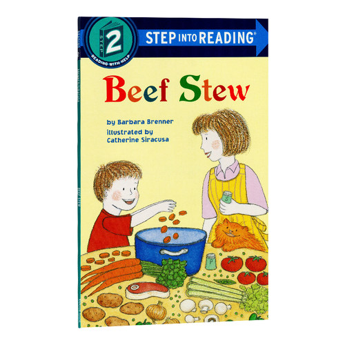 炖牛肉 企鹅兰登step into reading 二阶英文原版 Beef Stew原版漫画书英文绘本