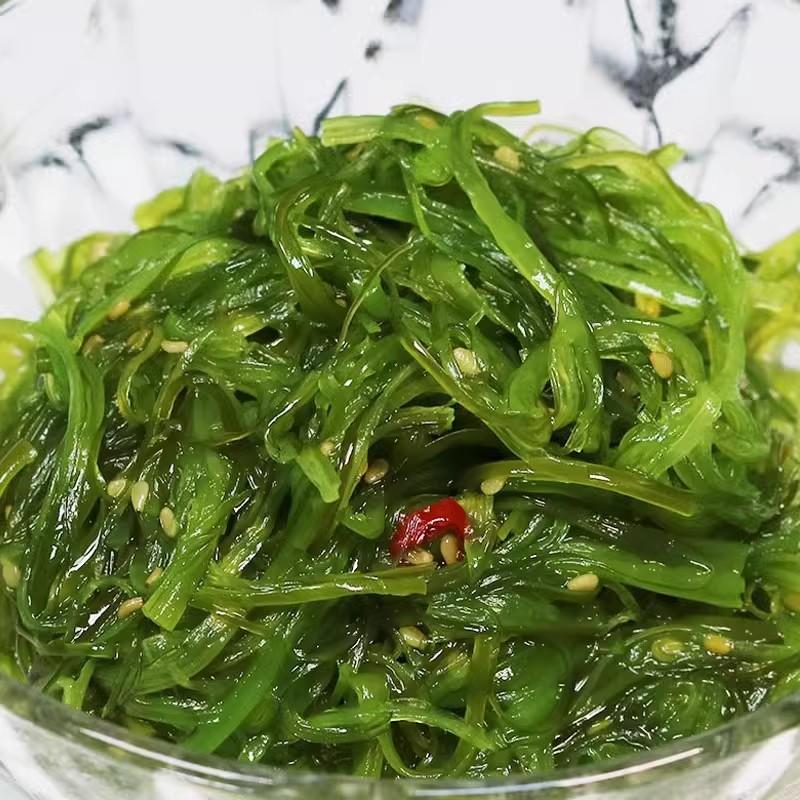 亚洲渔港风味裙带菜冷冻凉拌海草调味裙带菜解冻即食寿司海藻400g