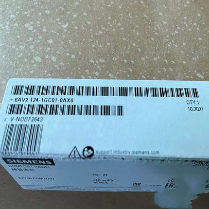 西门子 7 寸 TP700触摸屏6AV2 124-1GCO1-OAXO