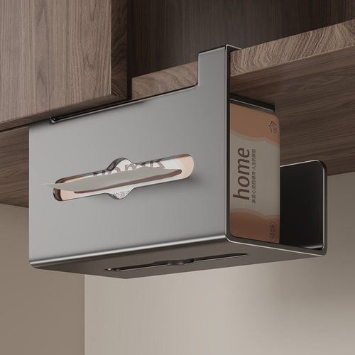 免打孔厨房纸巾架壁挂式用纸架