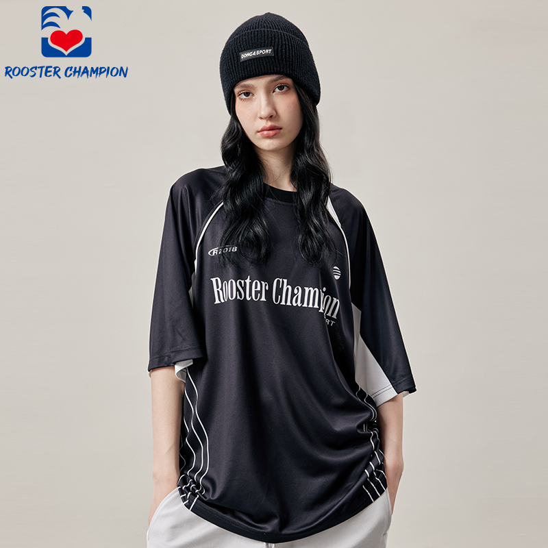公鸡冠军2025新款短袖T恤