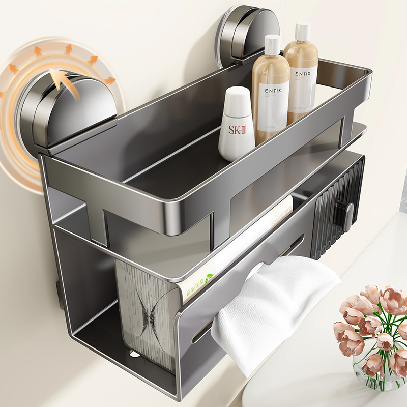 【抽屉纸巾盒】快速安装即吸即用