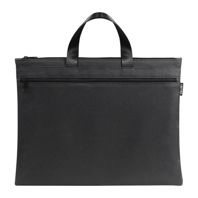 得力文件袋手提袋公文袋加厚帆布拉链袋文件收纳袋商务电脑包公文包学生补习袋包档案包文件夹5840手提包