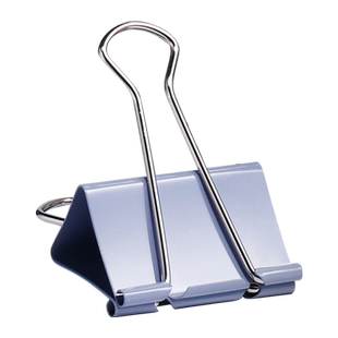 得力长尾夹文件小夹子 大号彩色长尾夹票夹 燕尾夹凤尾夹小号鱼尾夹蝴蝶夹中号多功能特大固定书铁夹办公文具