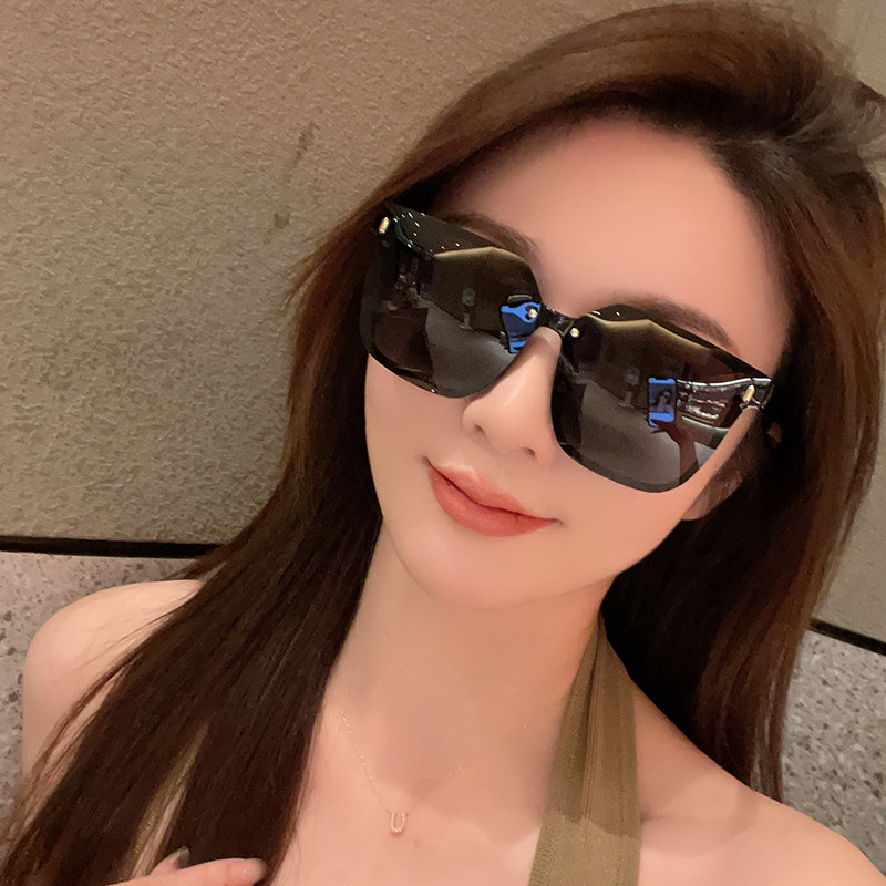D家大牌墨镜女冬高级感太阳镜女款防紫外线开车专用大脸显瘦眼镜