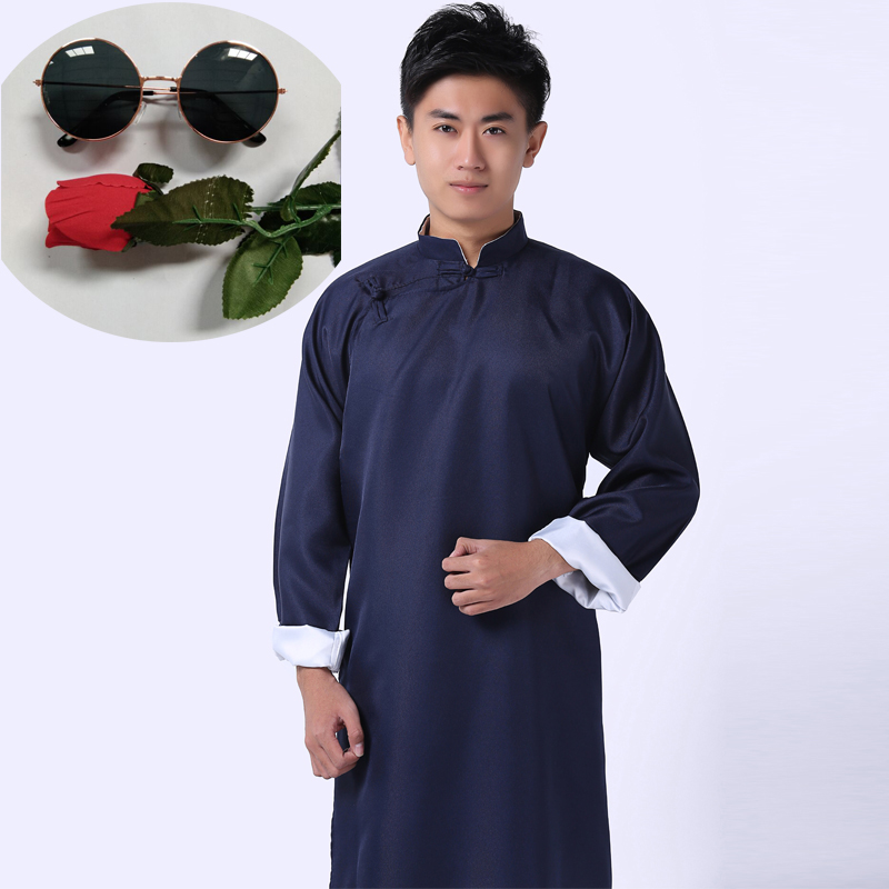 男装男士兄弟团礼服古装大褂服装伴娘服修身长袍演出服中国风婚庆|msdalam kategori Pakaian Lelaki, pakaian kebangsaan - dari Buy2taobao.com untuk memberikan perkhidmatan ejen Taobao profesional membeli