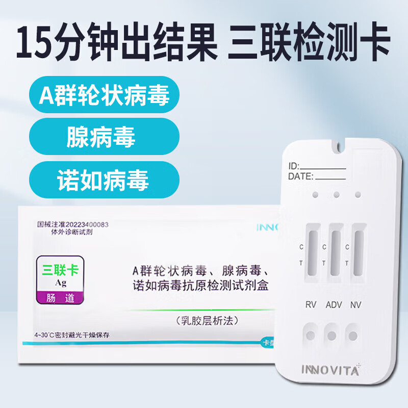 轮状病毒/诺如病毒/腺病毒三联检