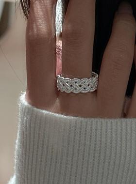 多层耳饰品S925纯银小众设计感