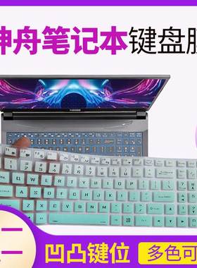 神舟(HASEE)战神G8-CT7NA CU7NA CU7NK 17.3寸游戏笔记本电脑键盘保护膜按键防尘套凹凸垫罩透明彩色键位配件