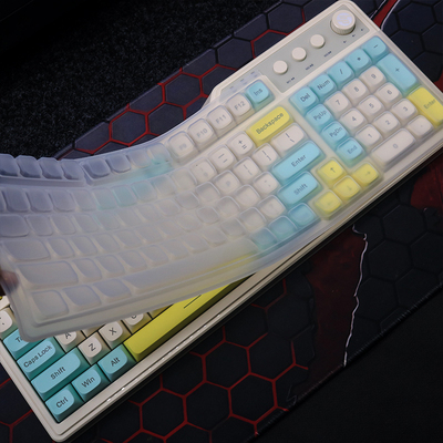 适用于惠普K360机械键盘保护膜HP游戏办公台式机电脑按键防尘套凹凸垫罩键位全覆盖配件