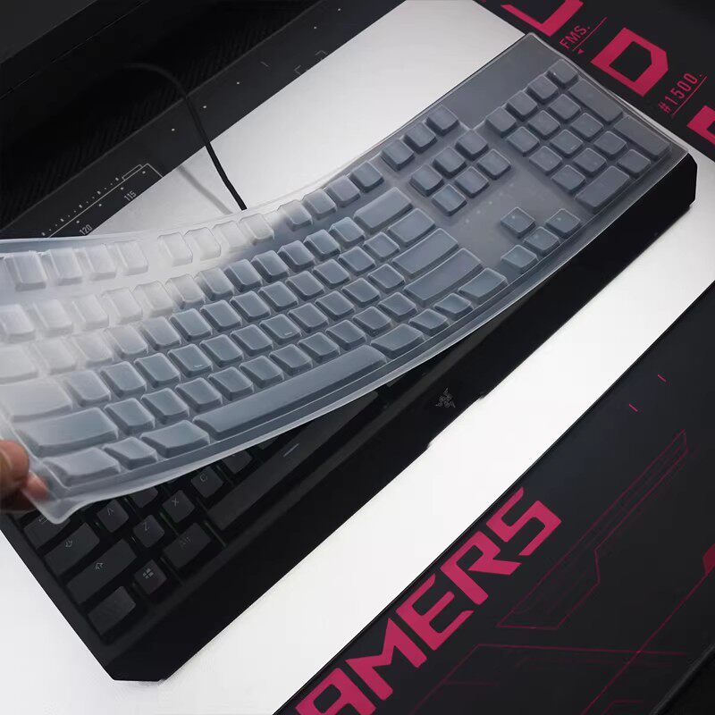 隆视键盘膜适用于雷蛇黑寡妇蜘蛛标准版2019键盘保护膜RZ03-0263按键0286防尘罩硅胶套凹凸垫键位全覆盖配件