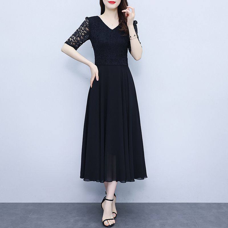 白色蕾丝连衣裙女夏2026新款大摆气质雪纺沙滩裙海边度假仙女长裙
