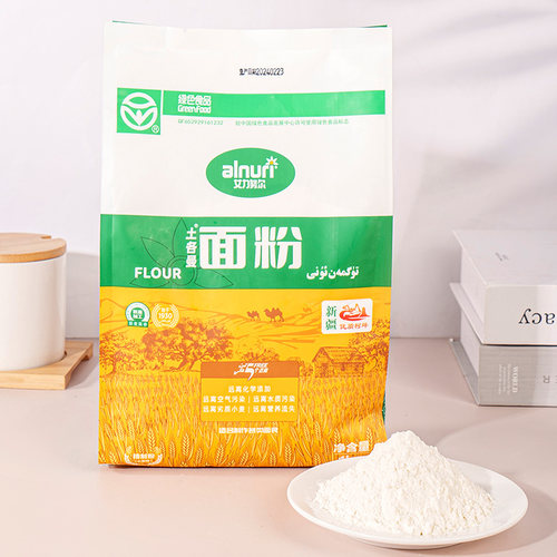 新疆alnuri民光冬小麦面粉1kg